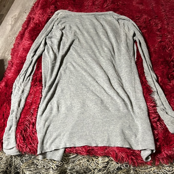 Zara brand gray long cardigan medium - Picture 2 of 3